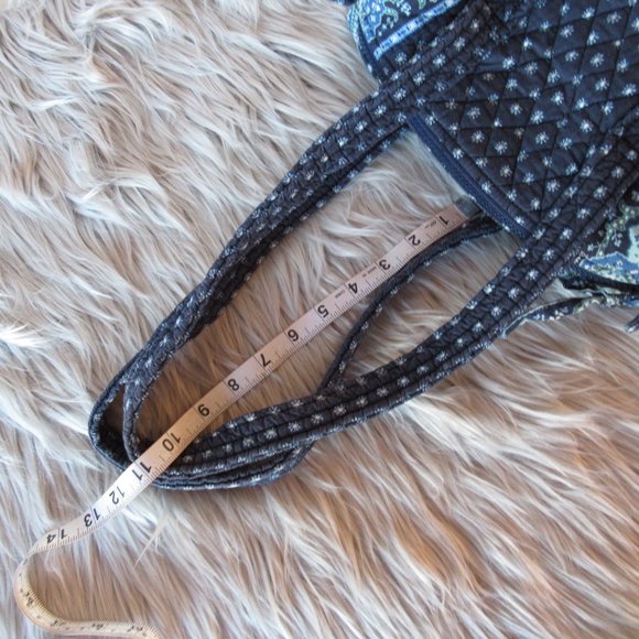 Vera Bradley Navy Floral Shoulder Bag - Picture 9 of 10
